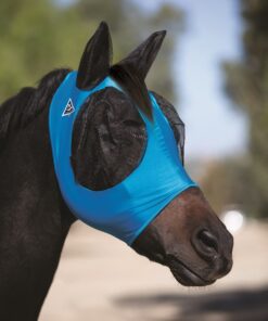 Alternative view of Comfort Fit Lycra Fluemaske med hul til pandelokken - Pacific Blue