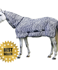 RugBe Zebra | Flue- og Eksemdækken med Halsstykke