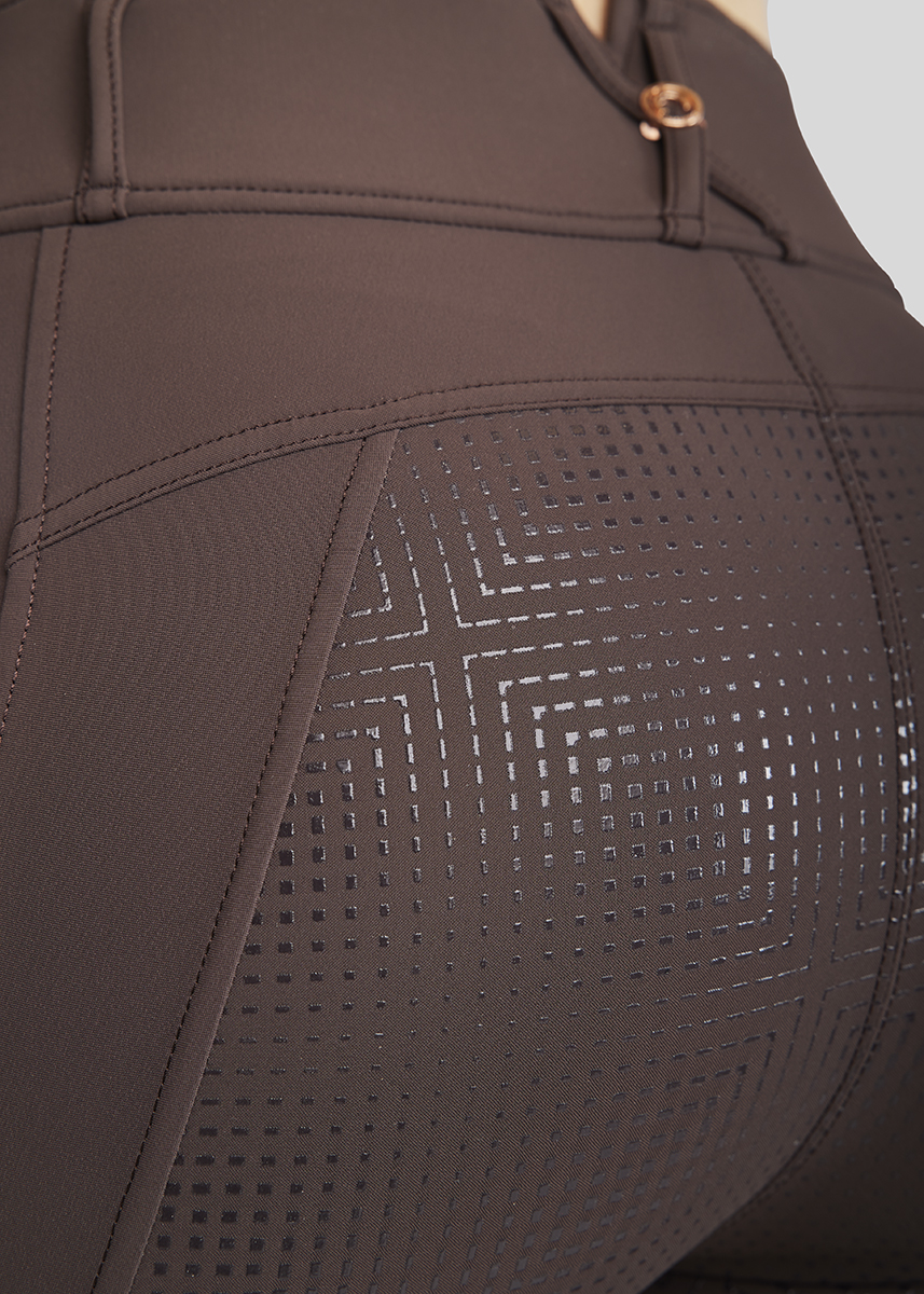 Montar MoMirella m. Rosegold Krystaller - Brun, Fullgrip - Billede 5