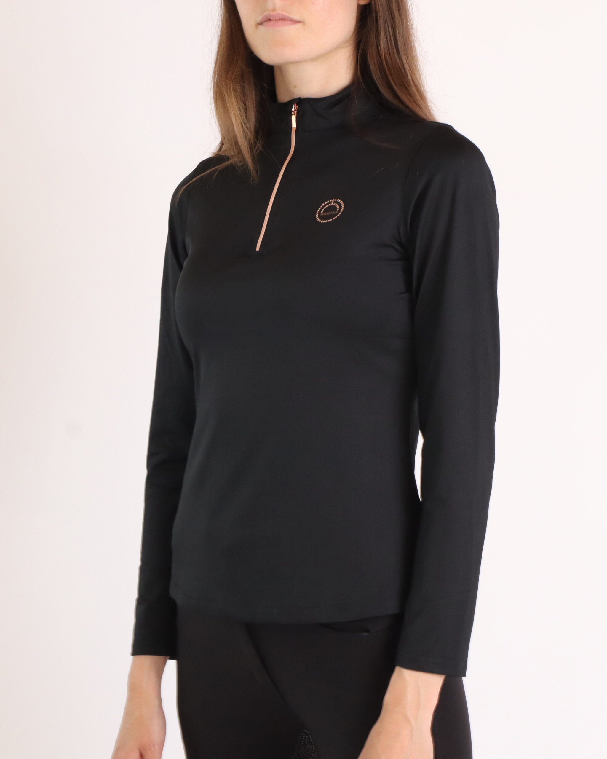 Montar Everly Langærmet Rosegold - Sort