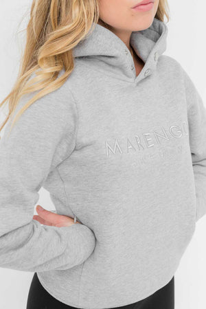 Marengo Sweden Signature Hoodie Grey Melange - Billede 2