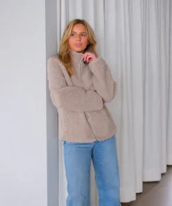 Alternative view of Marengo Sweden Teddy Jakke Greige